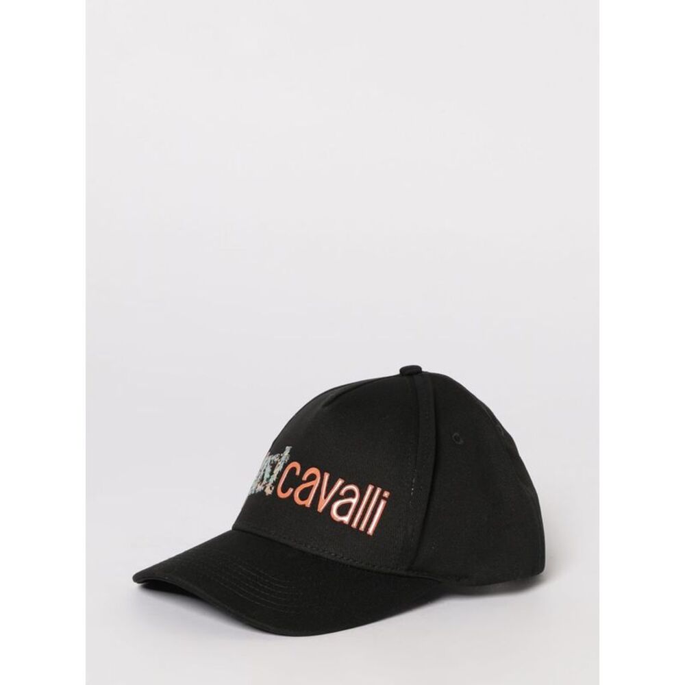 Just Cavalli Men Cotton Twill Hat With Embroidered Logo Just Cavalli